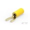 Te Connectivity Fork Terminal, #10 Stud Size, 10 AWG, 600 V, Vinyl, PVC Insulated, Yellow 52963-1 - alternate 1